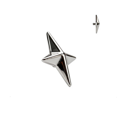 Implant-Grade Titanium Polar Star Cross with Internal Thread