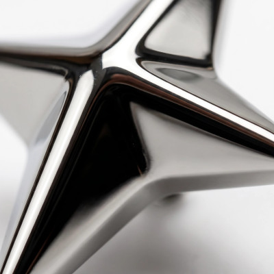 Implant-Grade Titanium Polar Star Cross with Internal Thread