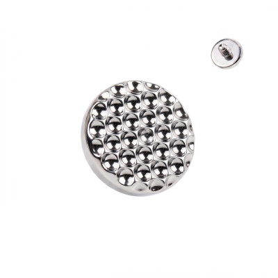 Top Disque Martelé en Titane Grade Implant avec Filetage Interne