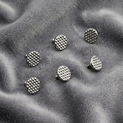 Disc Top Hammered Implant Grade Titanium with Internal Thread