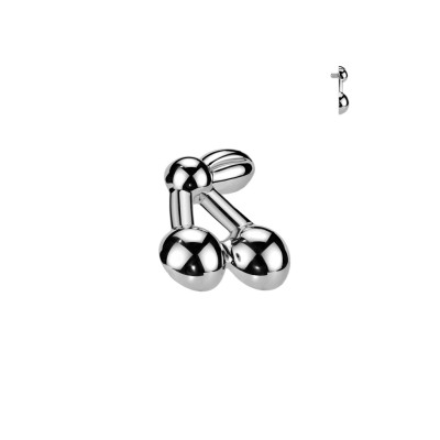 Top Cerezas de Titanio Grado Implante con Rosca Interna