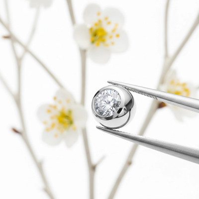 Top Zircone en Boule en Titane Grade Implant Filetage Interne