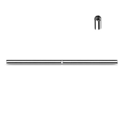 Barra con Rosca Interna de Titanio Grado Implante con Orificio en la Barra