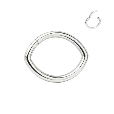 Implant Grade Titanium Oval Hinged Segment Hoop Ring
