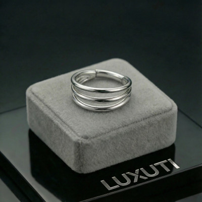 Implant Grade Titanium Hinged Segment Triple Hoop Ring