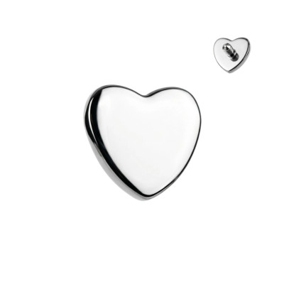 Top Cœur Plat en Titane Grade Implant Filetage Interne