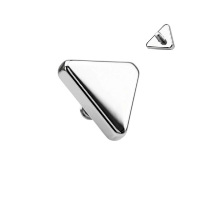 Implant Grade Titanium Internally Threaded Flat Triangle Top