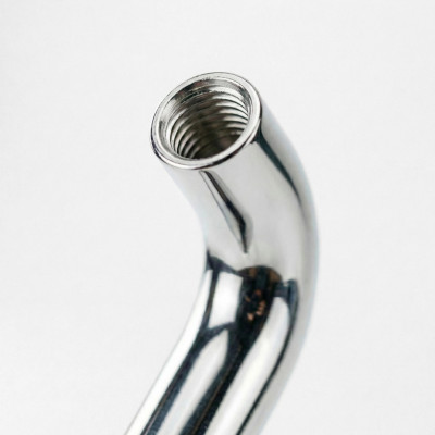 Implant Grade Titanium Internally Threaded L Bent Christina Piercing Jewelry With Flat Bezel Set and Pressed Fit Gem End