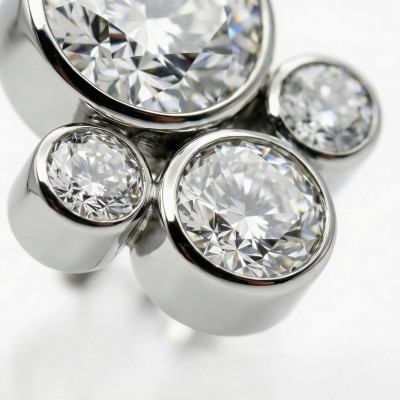 Top 4 Zircónias em Bisel de Titânio Grau Implante com Rosca Interna