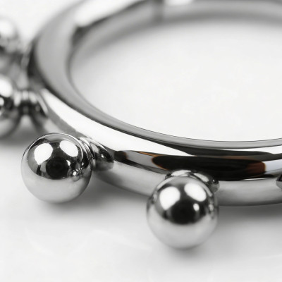 Implant Grade Titanium Sphere Lined Hinged Segment Hoop Ring