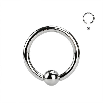 Argola Bola Cativa de Titânio Grau Implante