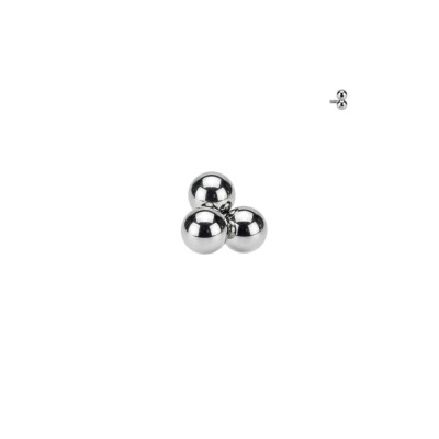 Top Triângulo Trinity de Esferas de Titânio Grau Implante com Rosca Interna